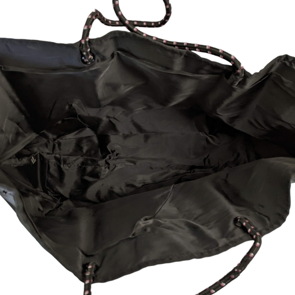 NWT Victoria’s Secret Wicked Signature Beach Rope Drawstring Tote Bag Travel - Picture 9 of 9
